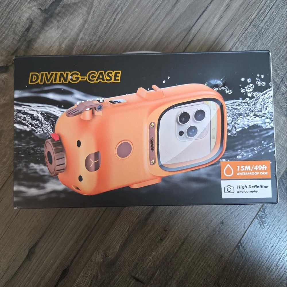 49ft Underwater Diving Waterproof Bluetooth Phone Case Cover for iPhone/Samsung